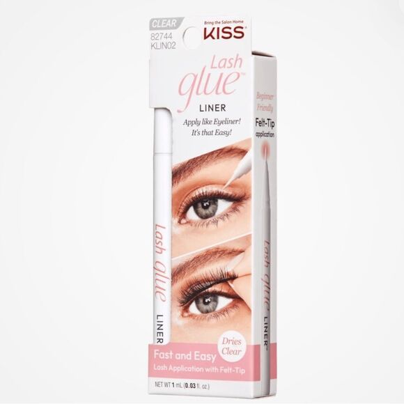 🦋Pick 5/$25 Kiss Lash Glue Clear Eyeliner New Full Size - Picture 4 of 11